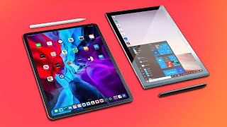 iPad Pro 129”  11” 2020 vs Surface Pro 7  Notetaking Comparison [upl. by Kennard]