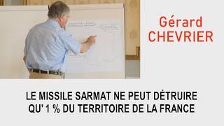 Le missile Sarmat ne peut détruire qu1 du territoire de la France [upl. by Elbert]