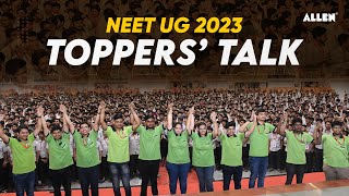 Toppers Talk with NEET UG 2023 Top Rankers 📍 Know the Secrets of Success ALLENNEET [upl. by Leizo]