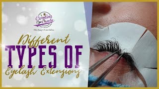 Different Types Of Eyelash Extensions  Top Eyelash Extensions [upl. by Travax683]