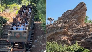 Big Grizzly Mountain Runaway Mine Cars at Hong Kong Disneyland [upl. by Mcmahon]