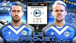 10 SAISONS EN PARTANT DE 3EME DIVISION ALLEMAND   CARRIÈRE ARMINA BIELEFELD  LE PROJET [upl. by Ylrac]