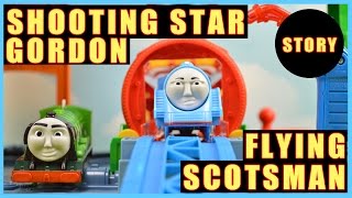 Shooting Star Gordon and The Flying Scotsman  Thomas and Friends The Great Race Part 2 [upl. by Eceinehs]