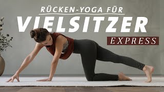 Yoga für Vielsitzer Express  Frische Impulse für Rücken Wirbelsäule amp Schultern  15 Min [upl. by Jeniffer]