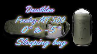 Decathlon Forclaz MT 500 0° to 5° Degree Sleeping Bag [upl. by Ynatirb]