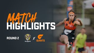 AFLW Highlights R2 v Richmond [upl. by Llerret]