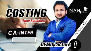 CA Inter Nov 24 Batch Costing Class 1 [upl. by Asena]