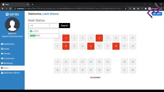 Simple Bus Ticket Booking System in PHP MySQL with Source Code  CodeAstro [upl. by Ellerey]