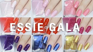 Essie Gel Couture Swatches and Review No Lamp Needed  KELLI MARISSA [upl. by Kohcztiy120]