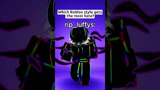 Most HATED Roblox Style 🤮 roblox shorts [upl. by Eartha242]