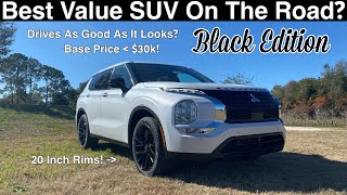 2022 Mitsubishi Outlander BLACK EDITION TEST DRIVEFULL REVIEW [upl. by Malynda]