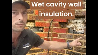 Wet cavity wall insulation causing humidity and damp problems in Brighton Sussex [upl. by Vallie164]