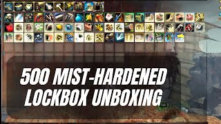 GW2 WvW 500 Mist Hardened Lockbox Unboxing and TP Sell 2024 [upl. by Glovsky187]