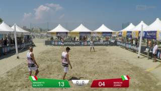 Foot Volley WS 2K17 Cervia  Graziani  Santoprete vs Perez  Maza [upl. by Mokas]