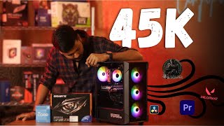 2024  High Performance Budget Build  INR 45000  Video Editing  Gaming  3D Rendering  தமிழ் [upl. by Zug]