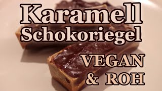 Vegane Rohkost Die leckerste Schokolade selber machen mit Karamellfüllung aus Mesquite [upl. by Eimmelc]