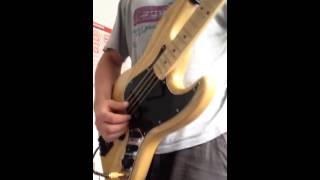 Bruno Mars bass cover overwater Scott Devine signature jazz [upl. by Shaper]