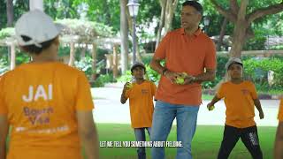 Dreams Come True Kids Train with Rahul Dravid at Bournvita DForDreams Event [upl. by Macdonald]