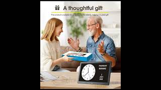 101 Inch Digital Calendar Alarm Day Clock Extra Large Screen Display Digital Photo Frame Wifi Det [upl. by Tiffie514]