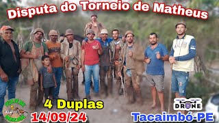 Disputa do Torneio de Matheus Cabaré 2° e 3° rodada em TacaimbóPE 140924 [upl. by Lachance52]