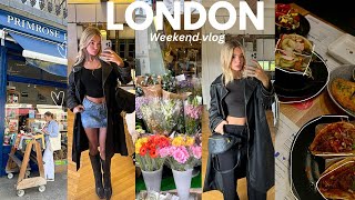 Weekend vlog in London🇬🇧💐🫶🏼Dinner in ldn wholesome outingsfamily amp fun [upl. by Arihas]