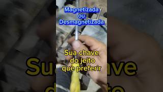 Como magnetizar e desmagnetizar chave [upl. by Slinkman]