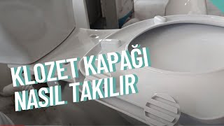 Klozet kapağı montajı nasıl yapılır  Klozet kapağı nasıl değiştirilir  Klozet kapağı nasıl takılır [upl. by Bax946]