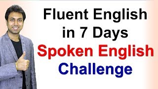 How to Speak Fluent English in 7 Days  Speaking Fluently  Awal [upl. by Nawaj]