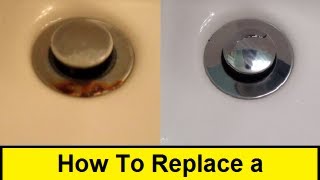 How To Replace a Rusty Sink Drain HowToLoucom [upl. by Adnomar]