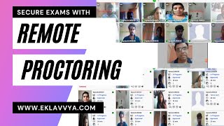 How to Secure Remote Proctored Online Exams  Eklavvya [upl. by Eiliab]