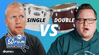 Single vs Double Headed Toms  What is the Ultimate Drum Sound  The Drum Department 🥁 Ep37 [upl. by Dunstan644]