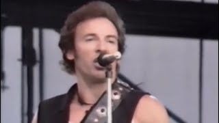 Chimes of Freedom  Bruce Springsteen live at Radrennbahn Weissensee East Berlin 1988 [upl. by Friend]