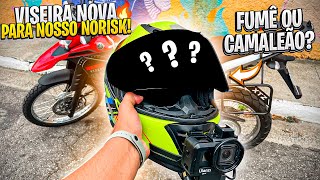 NOVA VISEIRA PARA NOSSO CAPACETE NORISK🔥🚀 [upl. by Niloc13]