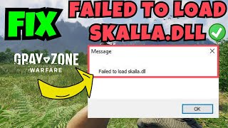 Failed to load skalladll gray zone warfare fix [upl. by Congdon]