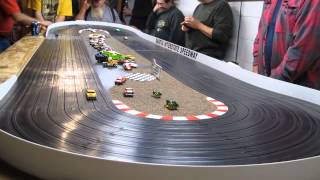 Crash n Burn HO Slot Car Racing 11012013 Dakota Interstate Speedway [upl. by Sperry]