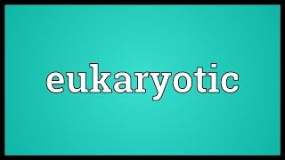 Eukaryotic Meaning [upl. by Almita]