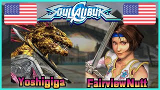 Soulcalibur  Yoshigiga 🇺🇸 VS 🇺🇸 FairviewNutt  FLYCAST FIGHTCADE 2 [upl. by Isolt]