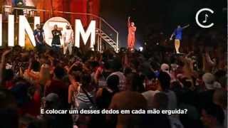 Eminem  The Real Slim Shady Legendado LIVE [upl. by Matt]