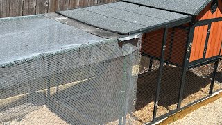 ECOLINEAR CHICKEN RUN REVIEW  TSC SENTINEL CHICKEN COOP [upl. by Kristel]