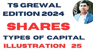 illustration 25  Accounting for share capital  TS Grewal edition 2024 ‎sethsaccountancytricks [upl. by Olathe]