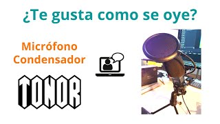 🎤 Prueba de Audio Micrófono TONOR TC777 USB condensador 🎤 [upl. by Leruj795]