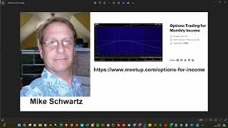 Trader Tuesday with Mike Schwartz  Portland Options For Income Meetup Founder [upl. by Devy]