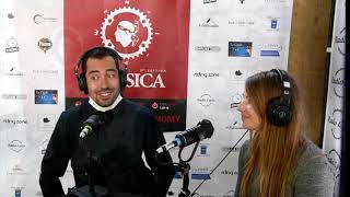 RADIO CYCLO  interview de Nathalie Baillon au BikingMan Corsica 2020 [upl. by Ahsinac]