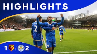 Ricardo Wins It With AMAZING Team Goal 🤩  Watford 1 Leicester City 2 [upl. by Handel]