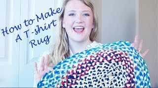 How to Make A Braided Tshirt Rug [upl. by Schaab]