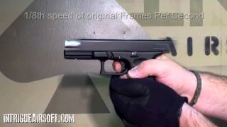 Airsoft Full Auto G18c Mag Dump [upl. by Fachanan915]