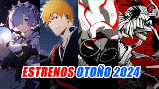 🤩 ESTRENOS ANIME TEMPORADA OTOÑO 2024 y donde verlos  Rincón Otaku [upl. by Nomit473]