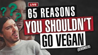 Anti Vegan Arguments DEBUNKED  Every Single One [upl. by Yarod]