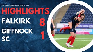 HIGHLIGHTS Falkirk 81 Giffnock SC [upl. by Vieva]