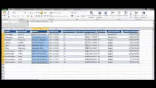 Data koppelen 2 Vertikaal zoeken met één criterium in Excel 2010 [upl. by Savina]